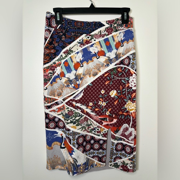 Anthropologie Maeve Vannia Asian Pencil Skirt - Picture 1 of 8